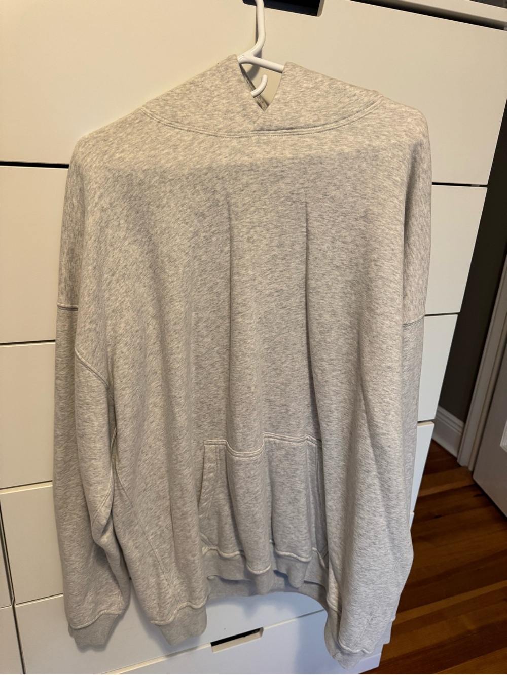 Abercrombie & Fitch Light Gray Pullover Hoodie XL TALL